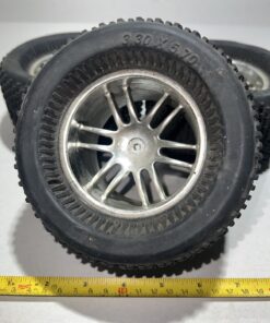 Rc Monster Truck Wheels Plastic Traxxas Kyosho Ofna etc used (3)
