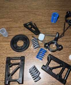 Alternative view of Rc Car Parts Lot Schumacher Traxxas Tamiya Kyosho Mix Rc Parts Used!!!