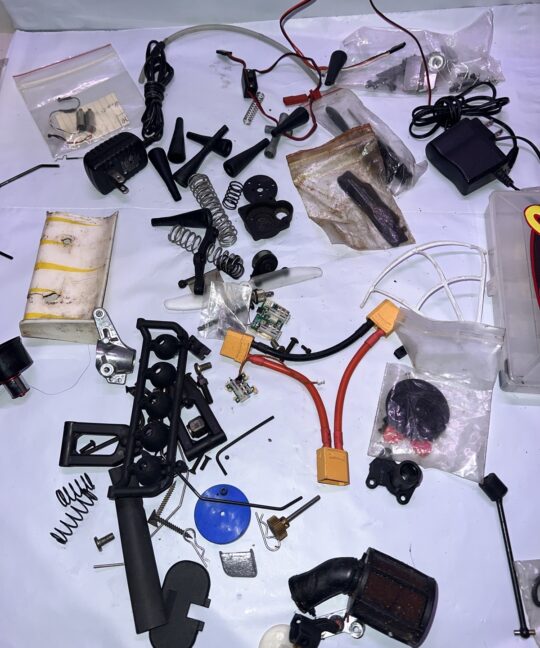 Rc Car Parts Lot Used For Parts Or Repair