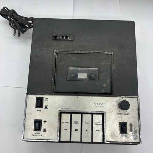 Advent Model 202 Cassette Layback Deck Untested Vintage Electronics