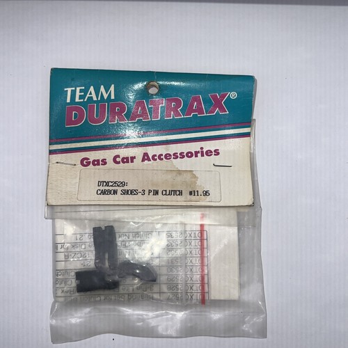 Duratrax DTXC2529 Carbon Shoes-3 Pin Clutch Vintage Rc Nitro Parts