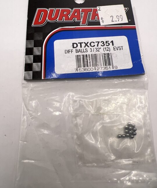 Duratrax Diff Balls 3/32" (12) EVST DTXC7351