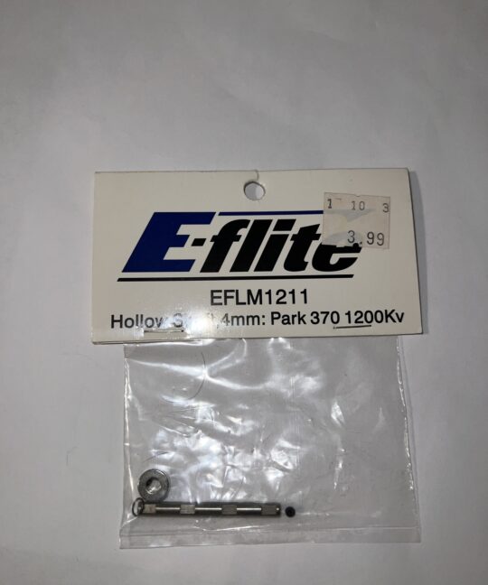 E-Flite EFLM1211 Hollow Shaft: 4mm Park 370 1200kv 🇺🇸 USA Shipped