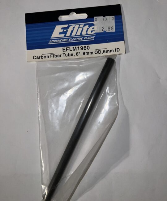 E-flite EFlite Carbon Fiber Tube 6” , 8mm OD,6mm ID EFLM1960