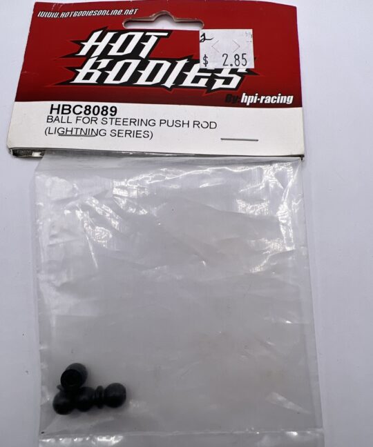 HOT BODIES HBC8089 Ball For Steering Push Rod (Lightning) RARE RC PARTS (2) F2