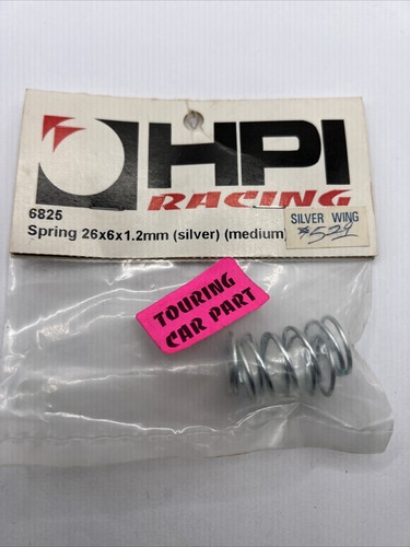 HPI Touring Car Springs Silver Medium (2pcs) 6825 Vintage RC