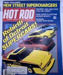Hot Rod Magazine August 1981 Vintage Issue