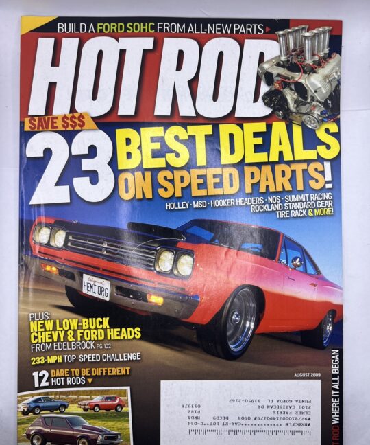Hot Rod Magazine August 2009 Issue