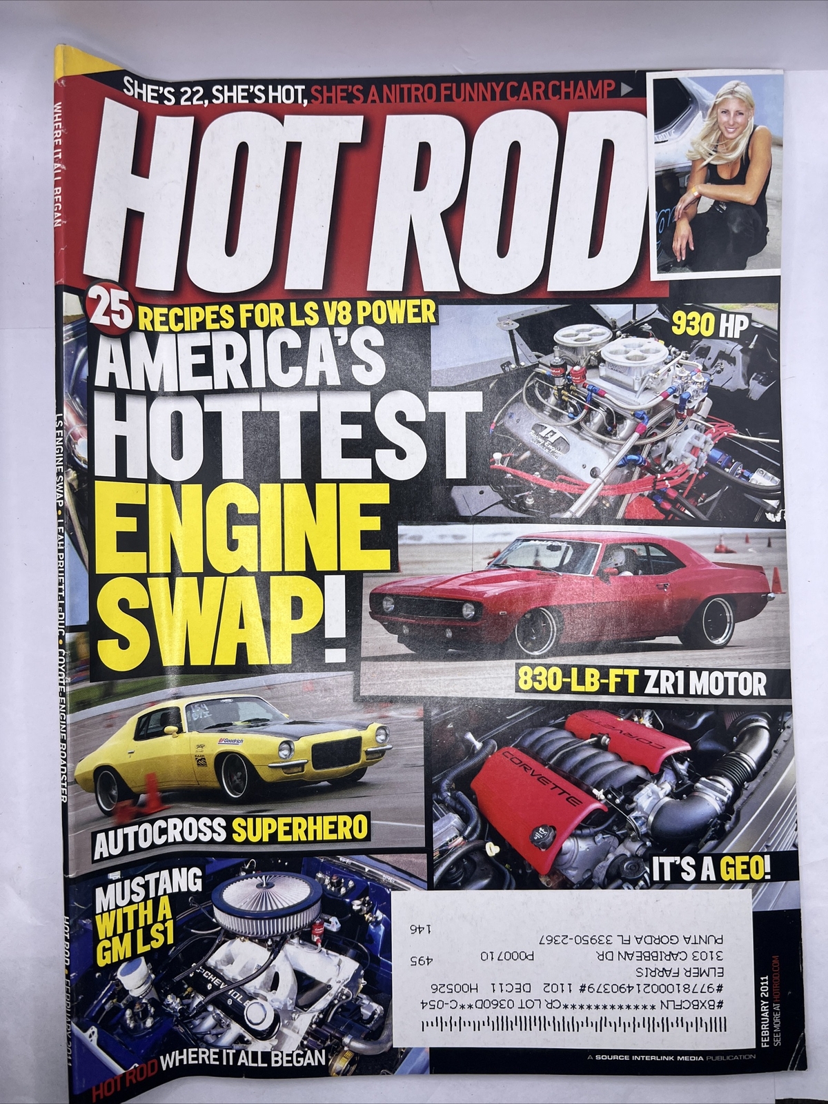 Hot Rod Magazine February 2011 Issue