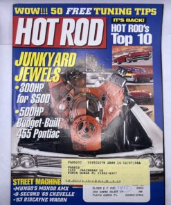 Hot Rod Magazine January 1999 Issue