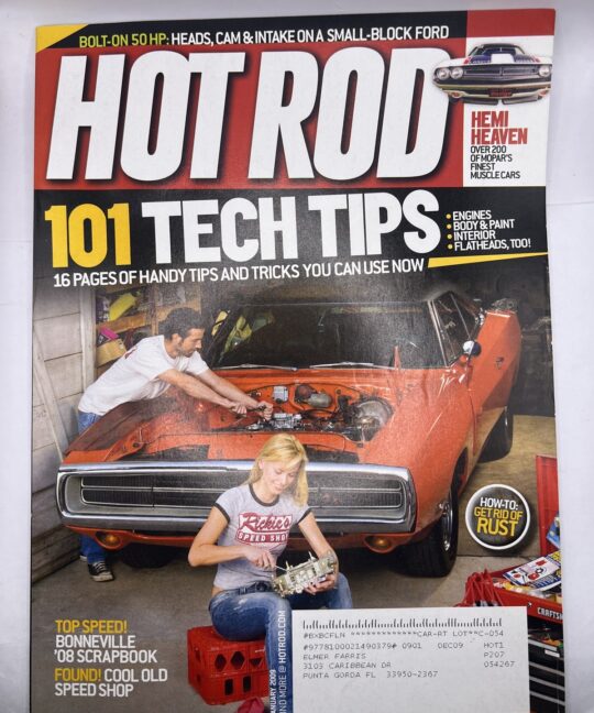 Hot Rod Magazine January 2009 Issue