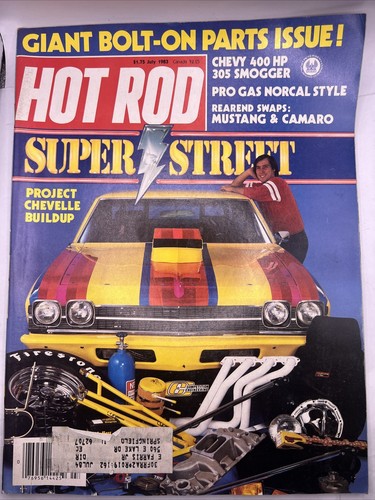 Hot Rod Magazine July 1983 Vintage Issue