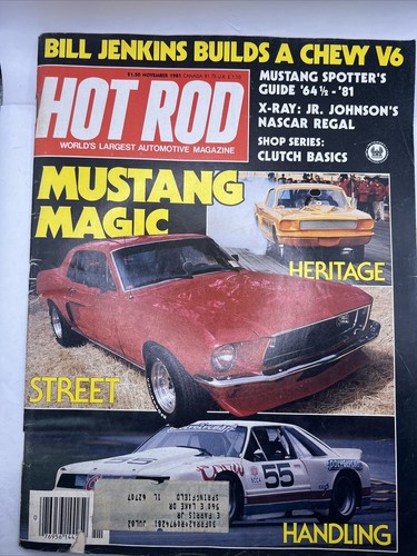 Hot Rod Magazine November 1981 Vintage Issue