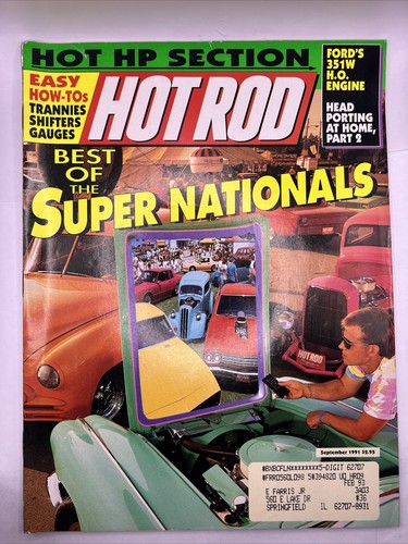 Hot Rod Magazine September 1991 Issue