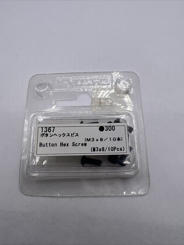 Kyosho Button Hex Screw (M3x8/10 Pcs) Vintage Rc Car Part 1367 - Image 2
