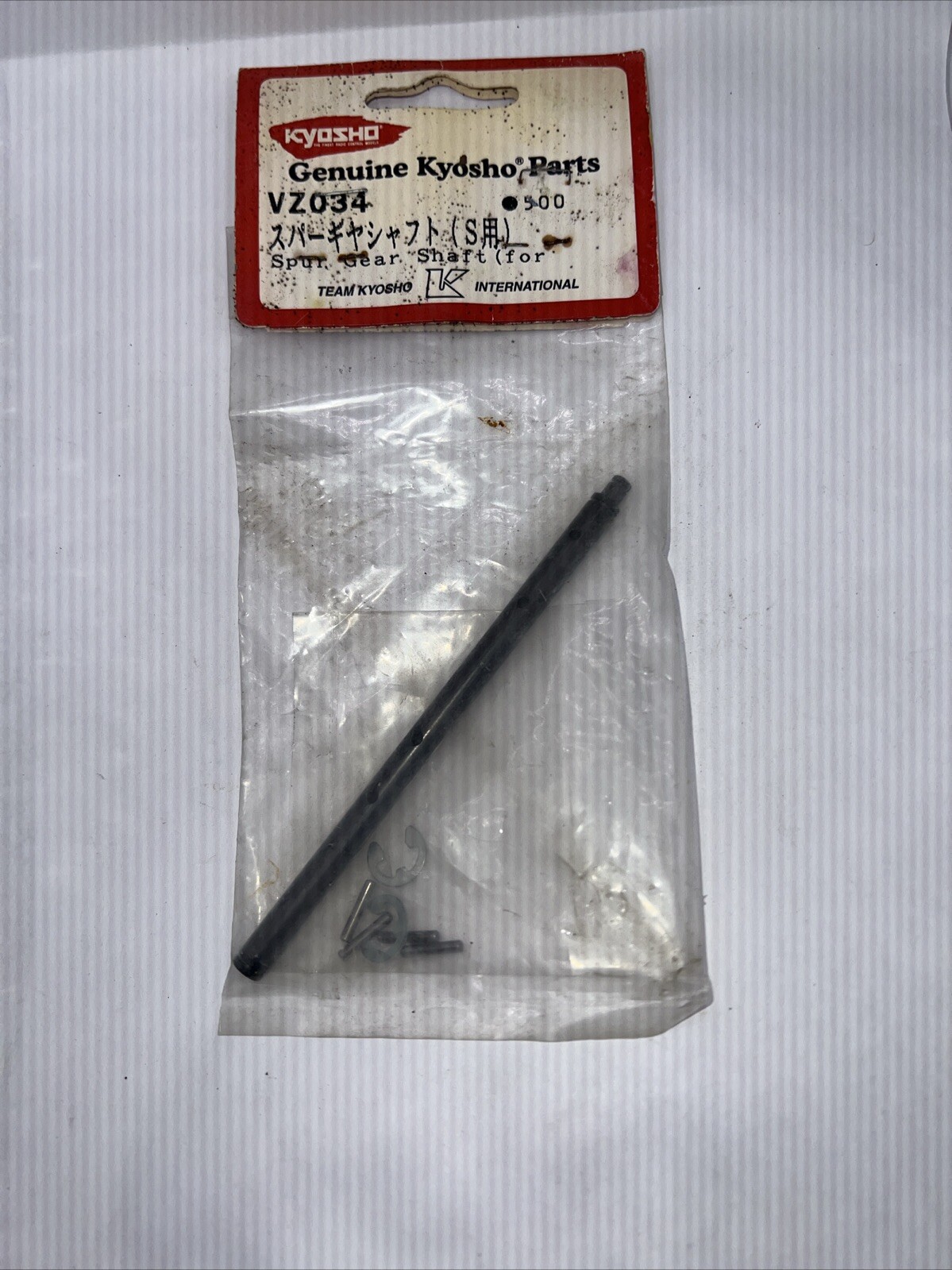 Kyosho Spur Gear Shaft Vintage Rc Car Parts VZ034 V-one S