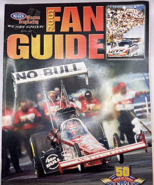 NHRA 2001 Fan Guide Winston Drag Racing Magazine