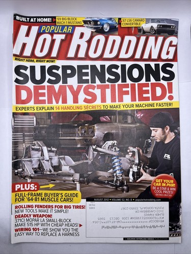 Popular Hot Rodding Magazine August 2012 Issue