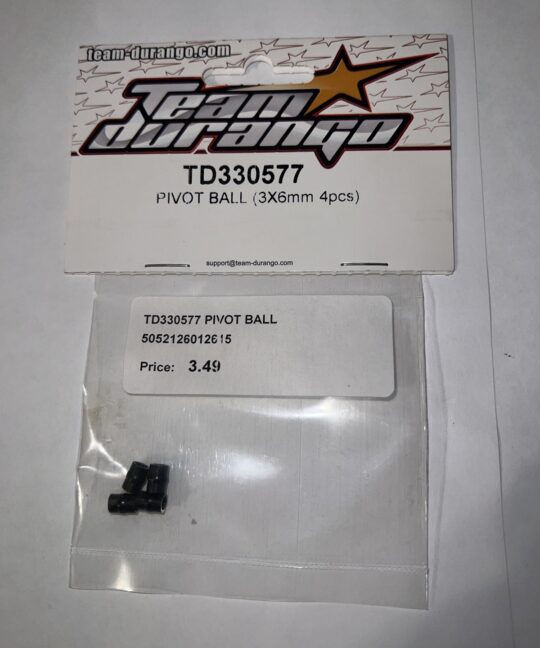RC Team Durango Pivot Ball 3.5x6mm 3x6mm works w/18x Cars DEX210 DEX410 DETC410 