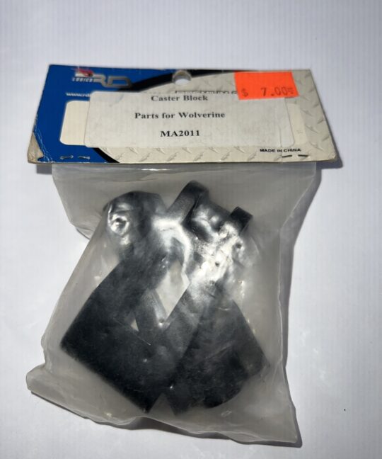 RD Logics Castor Block For Wolverine MA2011 OEM Vintage Rc Car Part