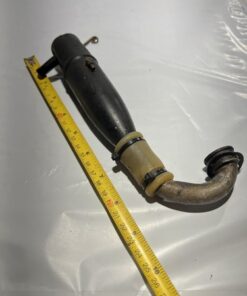 Rc Car Nitro Muffler Exhaust Aluminum Muffler Vintage Rc Car Parts Damaged