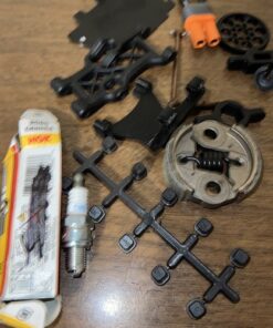 Alternative view of Rc Car Parts Lot Schumacher Traxxas Tamiya Kyosho Mix Rc Parts Used!!!