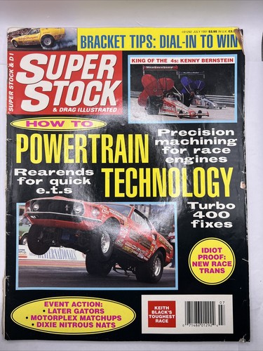 Super Stock Magazine (Power Train Technology ) July 1991 Issue