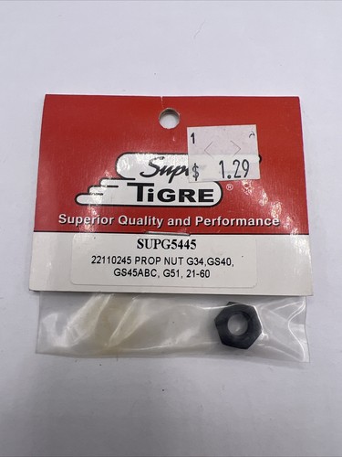 Super Tigre Prop Nut SUPG5445 Vintage Rc Part