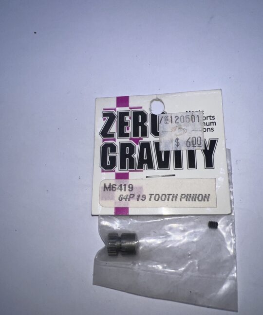 TRINITY ZERO GRAVITY M6419 PINION 64P 19 TOOTH