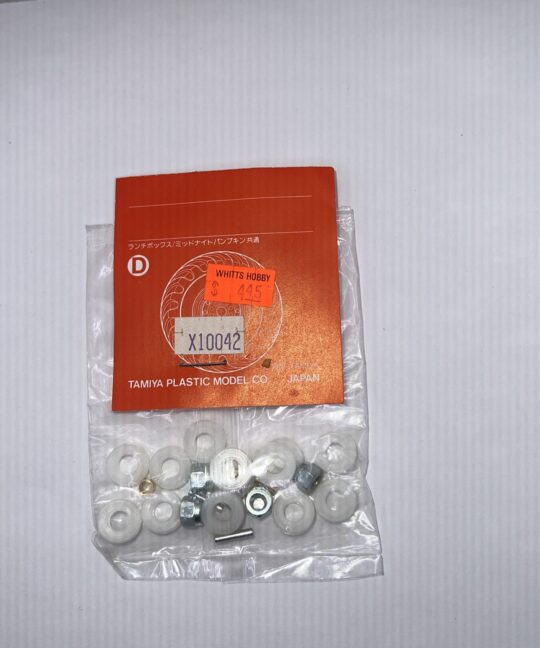 Tamiya 58063 X10042 Vintage D Screw Parts Bag Vanessa's Lunchbox MRC RC NEW NIB