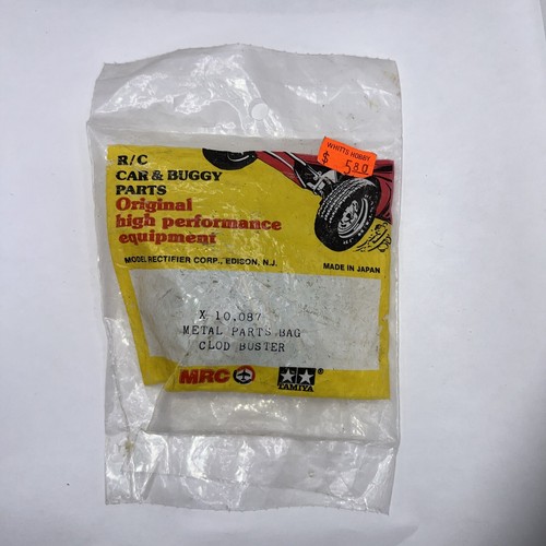 Tamiya Clod buster Metal Parts Bag X10087 Vintage Rc Truck Parts OEM