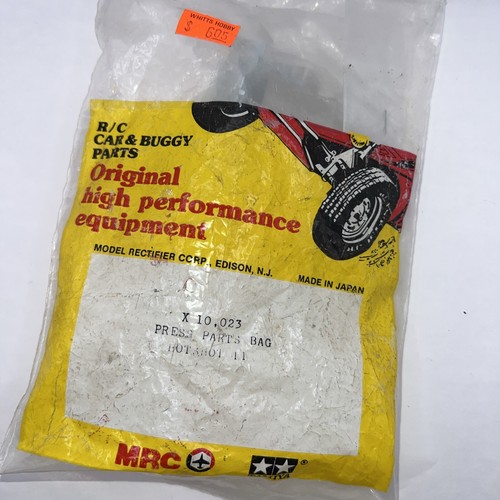 Tamiya Hotshot II Press Parts Bag X10023 Vintage Rc Car Parts