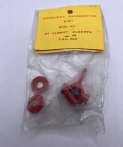 Alternative view of Tamiya Hotshot Red Upright Steering Knuckle Part D-6-9  Vintage Rc Car Parts
