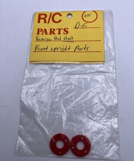 Tamiya Hotshot Red Upright Steering Knuckle Part D-6 Vintage Rc Car Parts