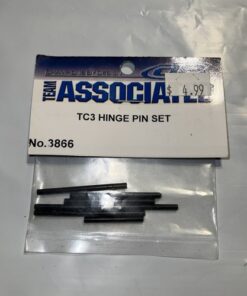 Team Associated TC3 Series Hinge Pin Set Steel Black 3866 Vintage Rc Car