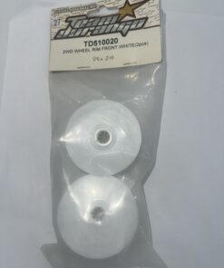 Team Durango DEX210 2WD Buggy White Dish Front Wheels (Rims) TDRTD510020