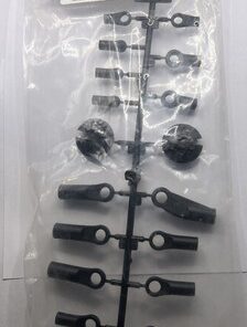 Team Durango Plastic Ball Ends . Part Number TD 330121