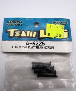 Team Losi Flat Head Machine Screws 4-40x7/8 Hex Drive Rc Hardware A-6226