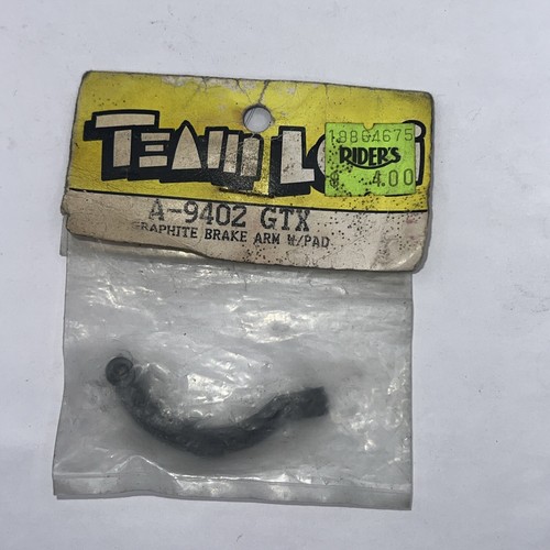 Team Losi GTX graphite Brake Arm With No Pad  A-9402 Vintage Rc Car Parts