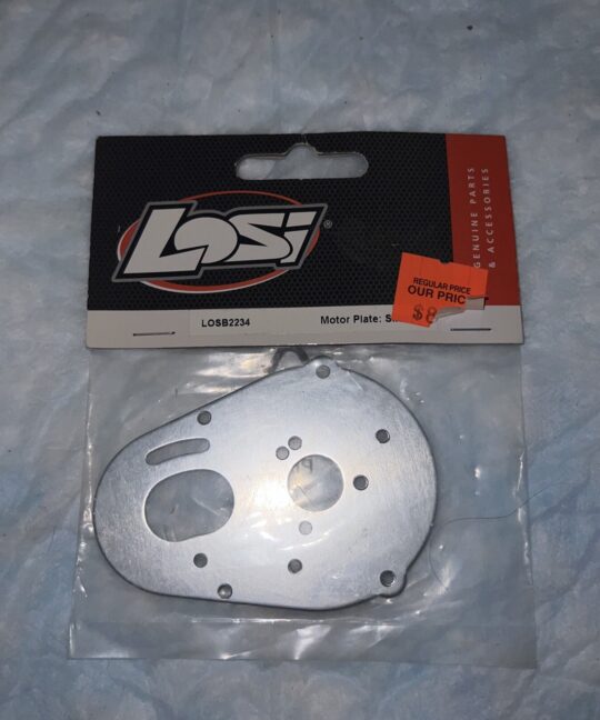 Team Losi Slider Losb2234 Silver Motor Plate New Old Stock