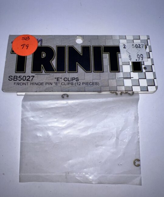 Team Trinity SB5027 E Clips Front Hinge In E Clips (12) Pcs