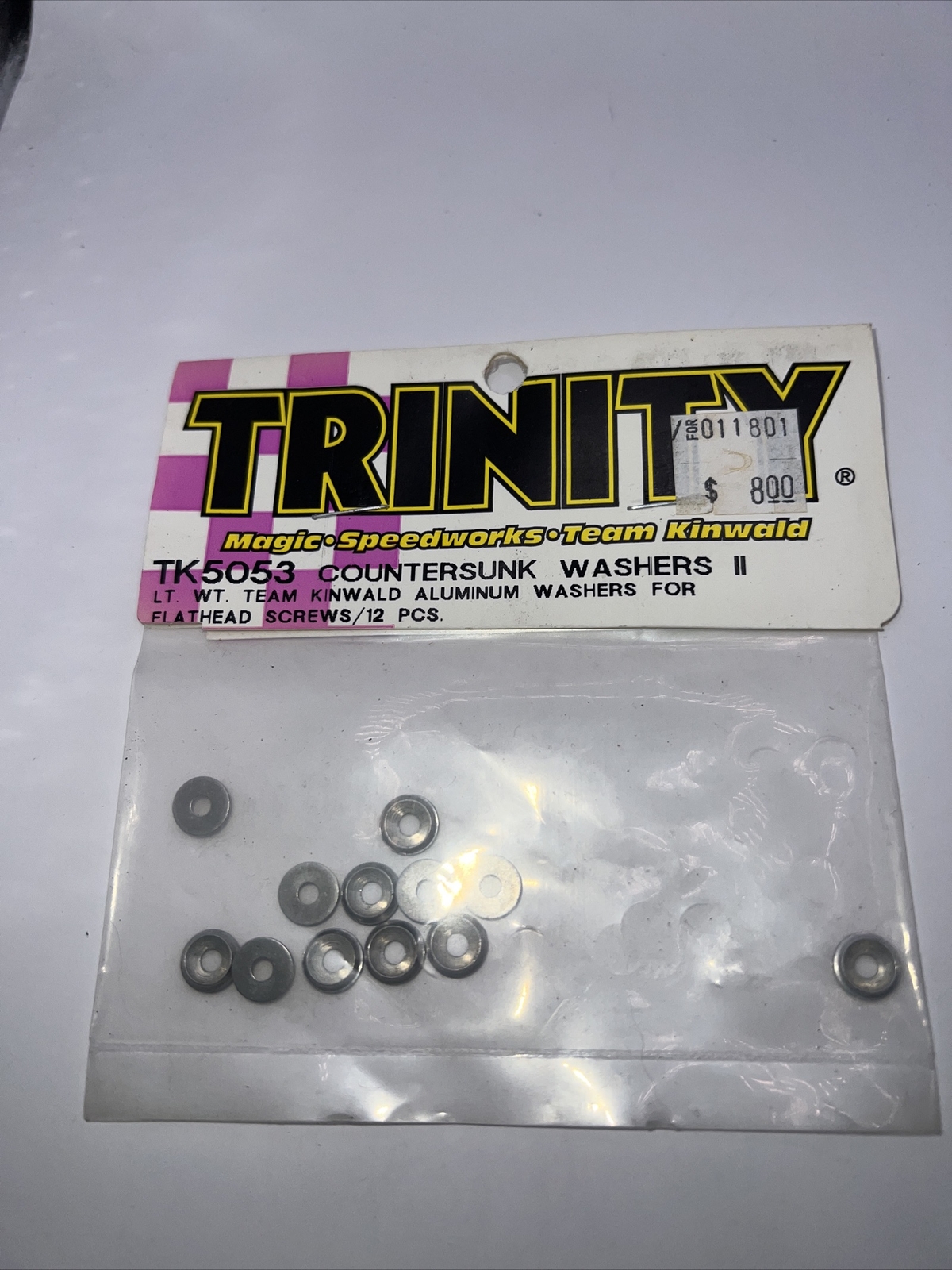 🔥 Trinity Associated Countersunk Washers Aluminum Team Kinwald (12) TK 5053 🔥