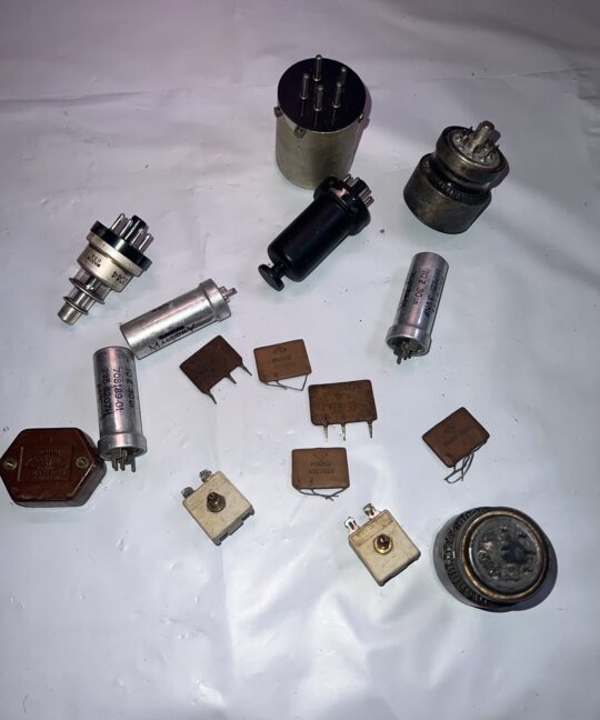VINTAGE Ham Radio Tube Parts Lot Trimmer Capacitors Untested