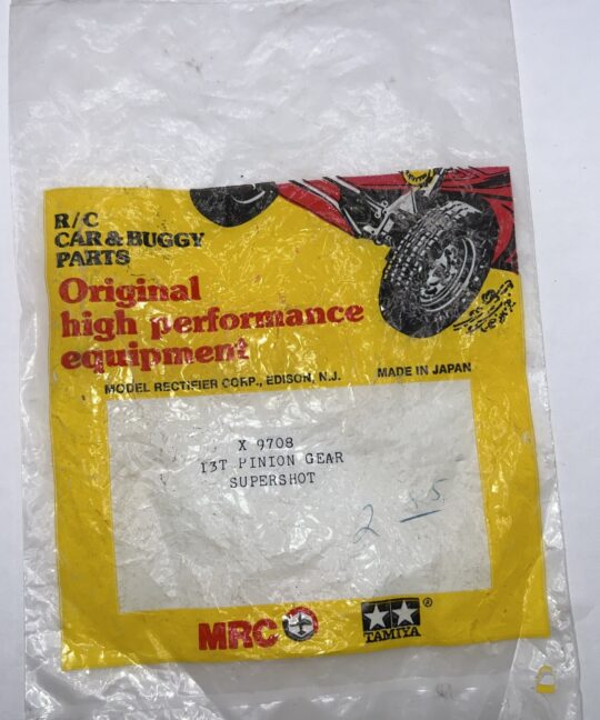 VINTAGE TAMIYA 9708 PINION GEAR 13T 13 TOOTH 32P 32 PITCH SUPERSHOT X9708 NIP