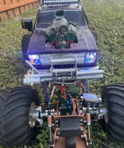 VINTAGE Tamiya Clodbuster Clodzilla 4x4 Chevy Grill Snow Shovel Lights