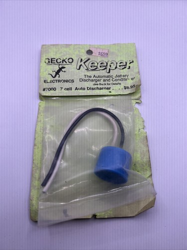 Vintage Gecko Keeper 7000 Battery Discharger & Conditioner RC Car Trinity Novak