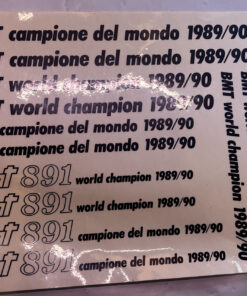 Vintage Kyosho Blitz BMT 891 1/8 4WD Nitro RC Car Sticker Sheet