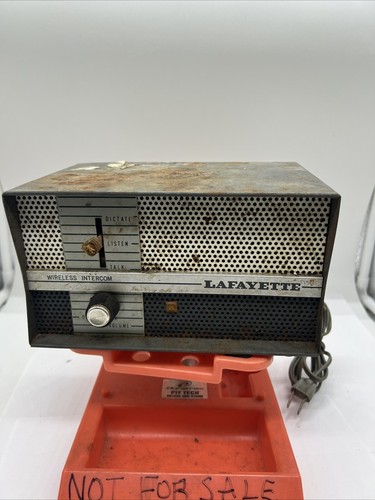 Vintage Lafayette 99-4544 Wireless Intercom Lights Turn On