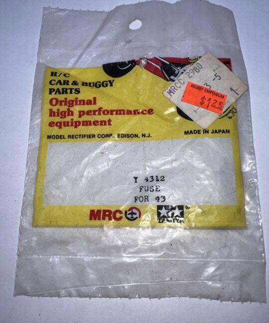 Vintage Original Tamiya Fuse y4312