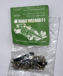 Vintage Tamiya Road Wizard F-1 original screw bag (A) X9605